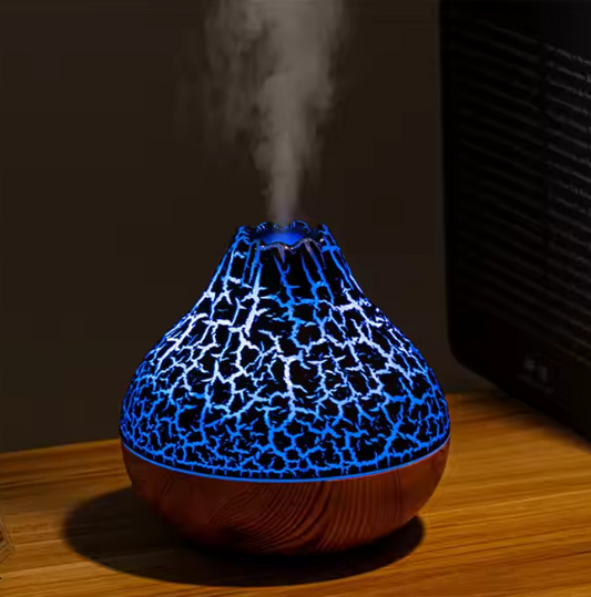 Volcano air humidifier- wooden crack