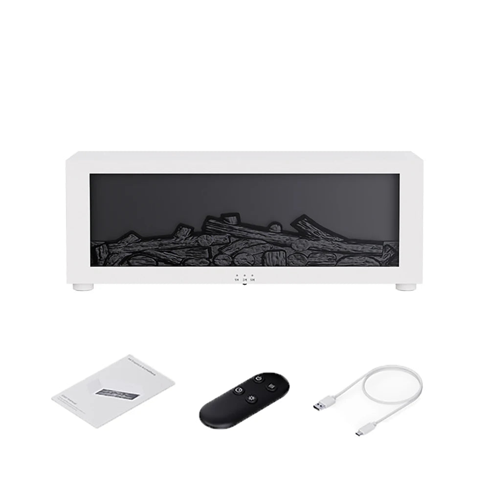 Flame Aroma Humidifier - Home Room Fragrance Diffuser with Night Light
